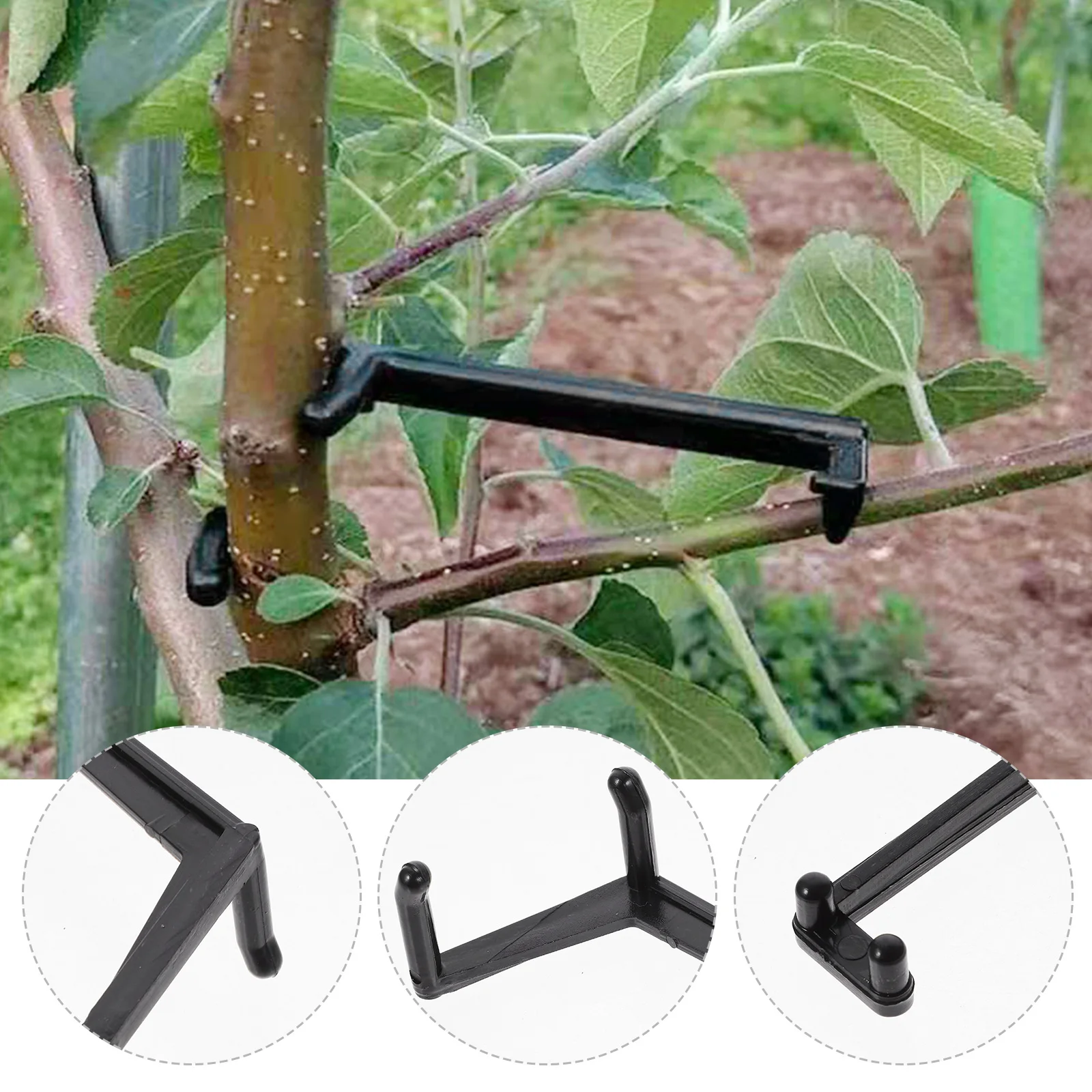 10pcs Black Resin Plant Branch Spreader PE Material Fruit Tree Bender Durable Shaping Tools Gardening Accessories
10pcs Black Resin Plant Branch Spreader PE Material Fruit Tree Bender Durable Shaping Tools Gardening Accessories
