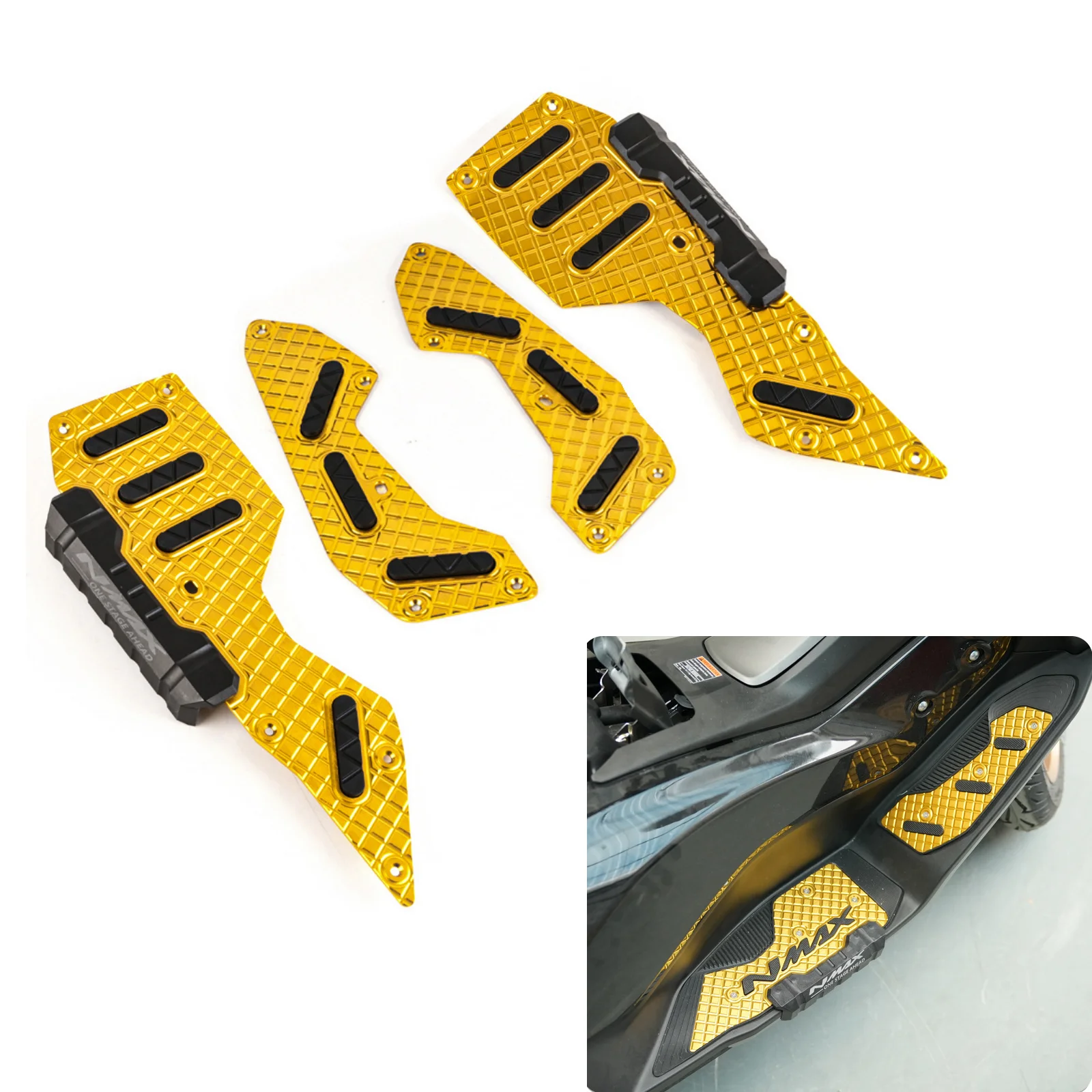 Front Rider Footboard Pedal for Yamaha NMAX 155 2025 Motorcycle Anti-Slip Aluminum Alloy Pedal Custom Modification Accessories
Front Rider Footboard Pedal for Yamaha NMAX 155 2025 Motorcycle Anti-Slip Aluminum Alloy Pedal Custom Modification Accessories