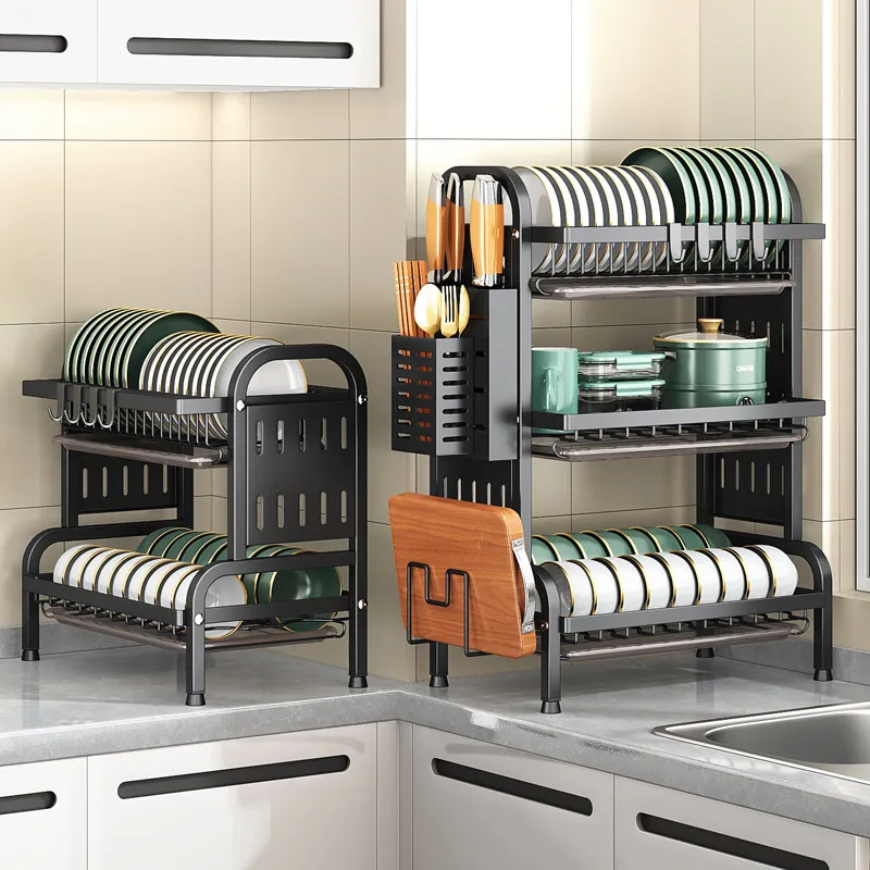 Dish Storage Rack Countertop Drain Rack Bowl Rack Household Kitchen Multifunctional Cupboard Dish Dish Chopsticks Storage Shelf
Dish Storage Rack Countertop Drain Rack Bowl Rack Household Kitchen Multifunctional Cupboard Dish Dish Chopsticks Storage Shelf