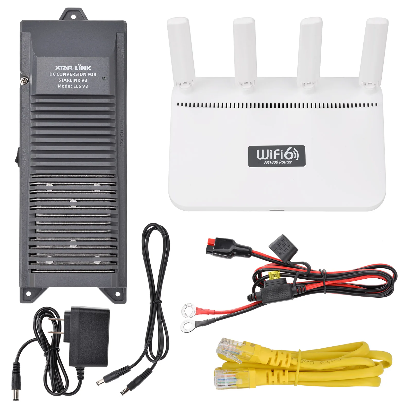 Superbat DC Conversion Kit Combine 12/24V-56V Converter,PoE Injector, and 12V Voltage Regulator into one unit for Starlink Gen 3
Superbat DC Conversion Kit Combine 12/24V-56V Converter,PoE Injector, and 12V Voltage Regulator into one unit for Starlink Gen 3