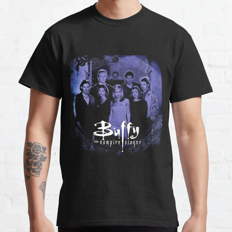 80s retro Scary film Buffy The Vampire Slayer vintage horror movie Gift T-shirt for fans Large size Tops S-6xl men's clothing
80s retro Scary film Buffy The Vampire Slayer vintage horror movie Gift T-shirt for fans Large size Tops S-6xl men's clothing