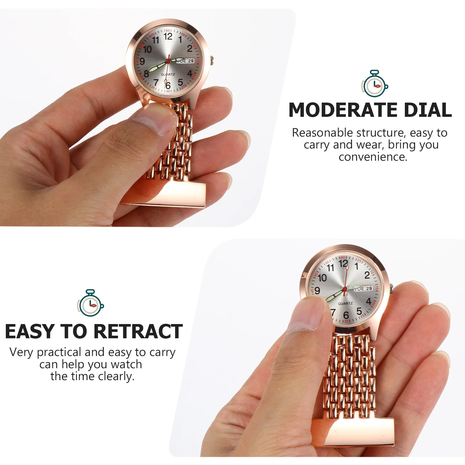 1Pcs Nursing Watch High-Quality Materials Portable Doctor Watch Simple Design Luminous Function Convenient Time Telling
1Pcs Nursing Watch High-Quality Materials Portable Doctor Watch Simple Design Luminous Function Convenient Time Telling