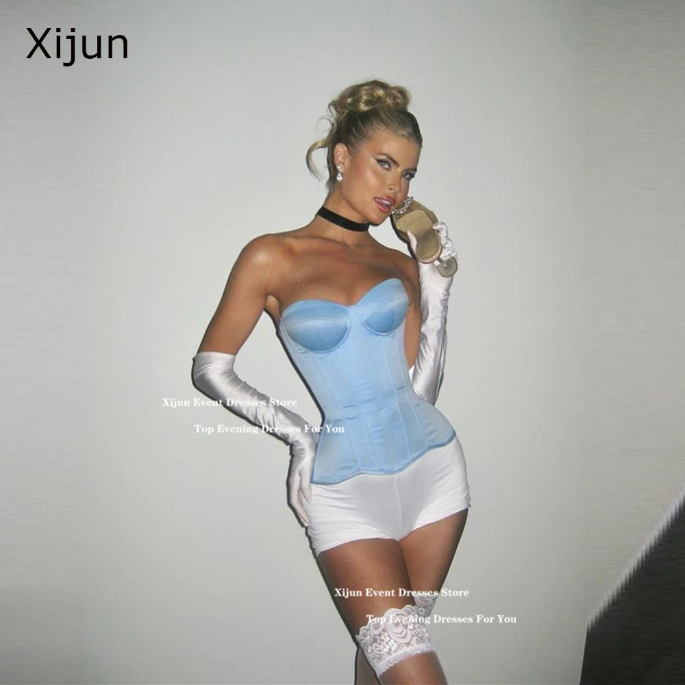 Xijun Sexy Blue Corset Sweetheart Shapewear For Formal Evening Dresses Prom Dresses Fishbone Helloween Party Dresses Customized
Xijun Sexy Blue Corset Sweetheart Shapewear For Formal Evening Dresses Prom Dresses Fishbone Helloween Party Dresses Customized