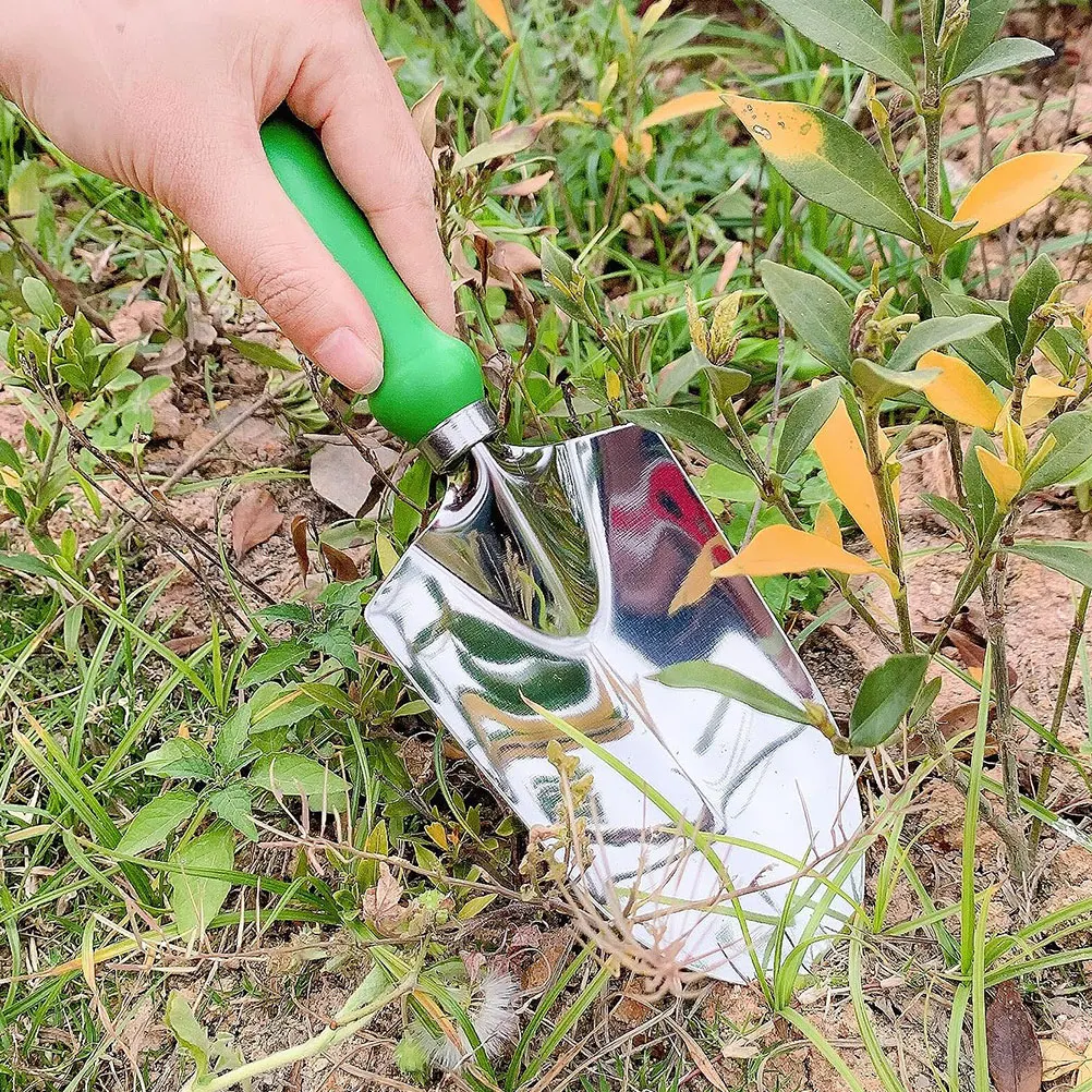 Garden Hand Shovel Stainless Steel Anti Rust Large Plastic Handle Spade for Digging Weeding Transplanting Potting Tool
Garden Hand Shovel Stainless Steel Anti Rust Large Plastic Handle Spade for Digging Weeding Transplanting Potting Tool