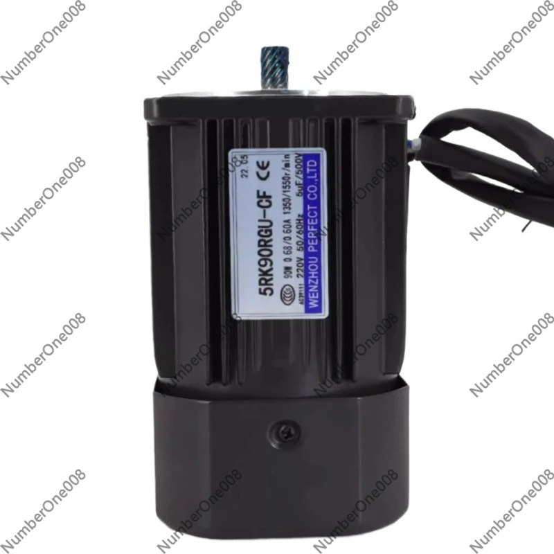 90W AC Geared Motor 5RK90RGU-CF, 220V Speed Control Induction Motor with Gearbox, 2.7-450rpm Small Machine Motor
90W AC Geared Motor 5RK90RGU-CF, 220V Speed Control Induction Motor with Gearbox, 2.7-450rpm Small Machine Motor