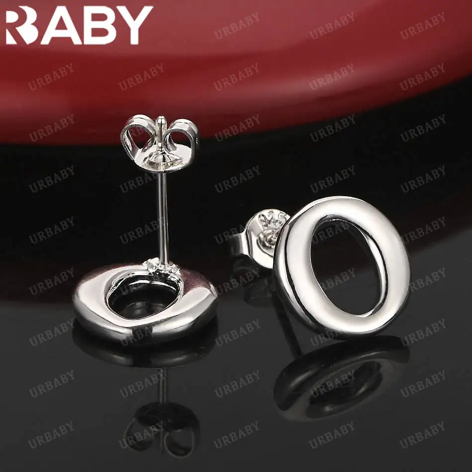 URBABY 925 Sterling Silver Oval Earrings Stud Earrings For Women Creativity Gifts Street All-match Party And Daily Wear
URBABY 925 Sterling Silver Oval Earrings Stud Earrings For Women Creativity Gifts Street All-match Party And Daily Wear