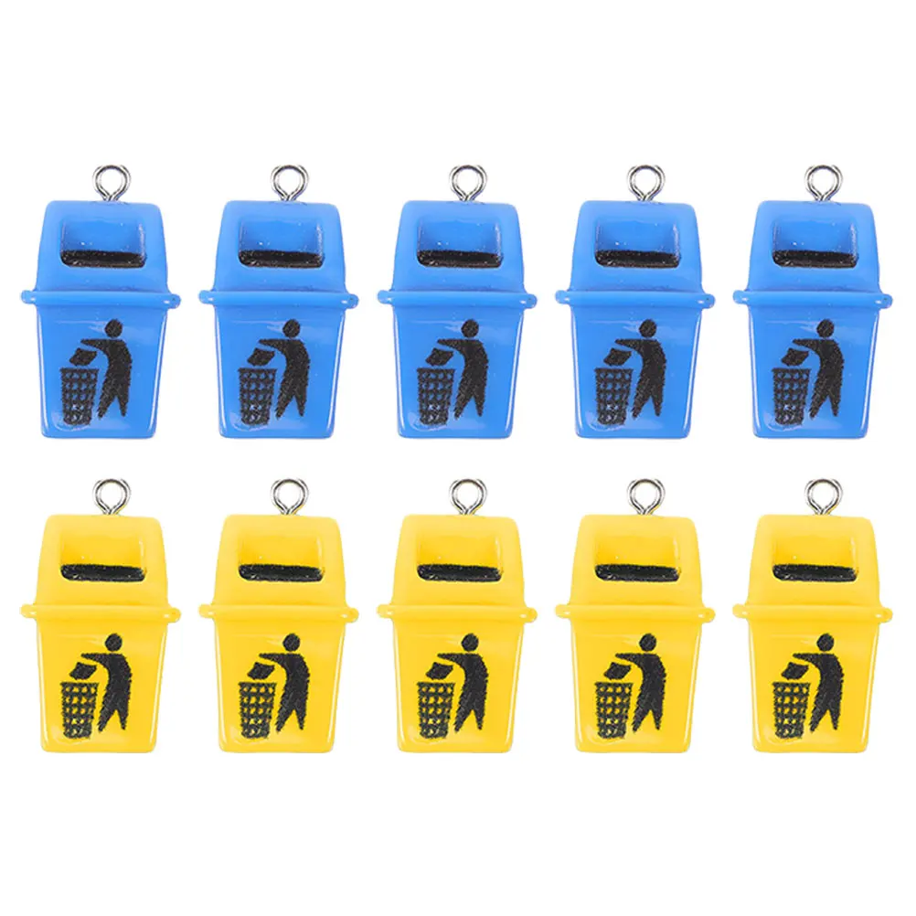 10pcs Trash Can Pendant Accessories for Crafts Funny Keychains Ornaments Jewelry Making Charms Garbage Bin Shaped for jewelry
10pcs Trash Can Pendant Accessories for Crafts Funny Keychains Ornaments Jewelry Making Charms Garbage Bin Shaped for jewelry
