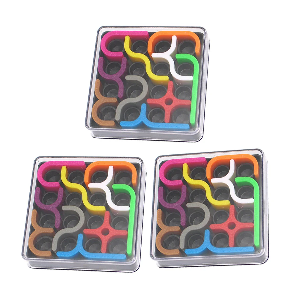 3pcs Intelligence Educational Puzzle Toy For Creative Dexterity Games Puzzles Plastic Playthings Brain Teasers Child Development
3pcs Intelligence Educational Puzzle Toy For Creative Dexterity Games Puzzles Plastic Playthings Brain Teasers Child Development