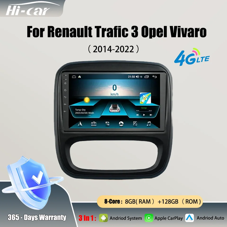 2din Android Radio For Renault Trafic 3 Opel Vivaro 2014-2022 Car Mulitimedia Stereo Play Autoadio 4GLTE + 5G Wifi GPS Navigatio
2din Android Radio For Renault Trafic 3 Opel Vivaro 2014-2022 Car Mulitimedia Stereo Play Autoadio 4GLTE + 5G Wifi GPS Navigatio