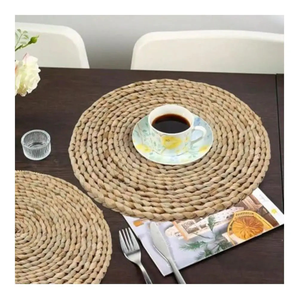 12 Round Woven Rattan PlacematsNatural HandWoven Water Hyacinth Placemats Farmhouse Weave Place Mats Rustic Braided Wicker Tabl
12 Round Woven Rattan PlacematsNatural HandWoven Water Hyacinth Placemats Farmhouse Weave Place Mats Rustic Braided Wicker Tabl
