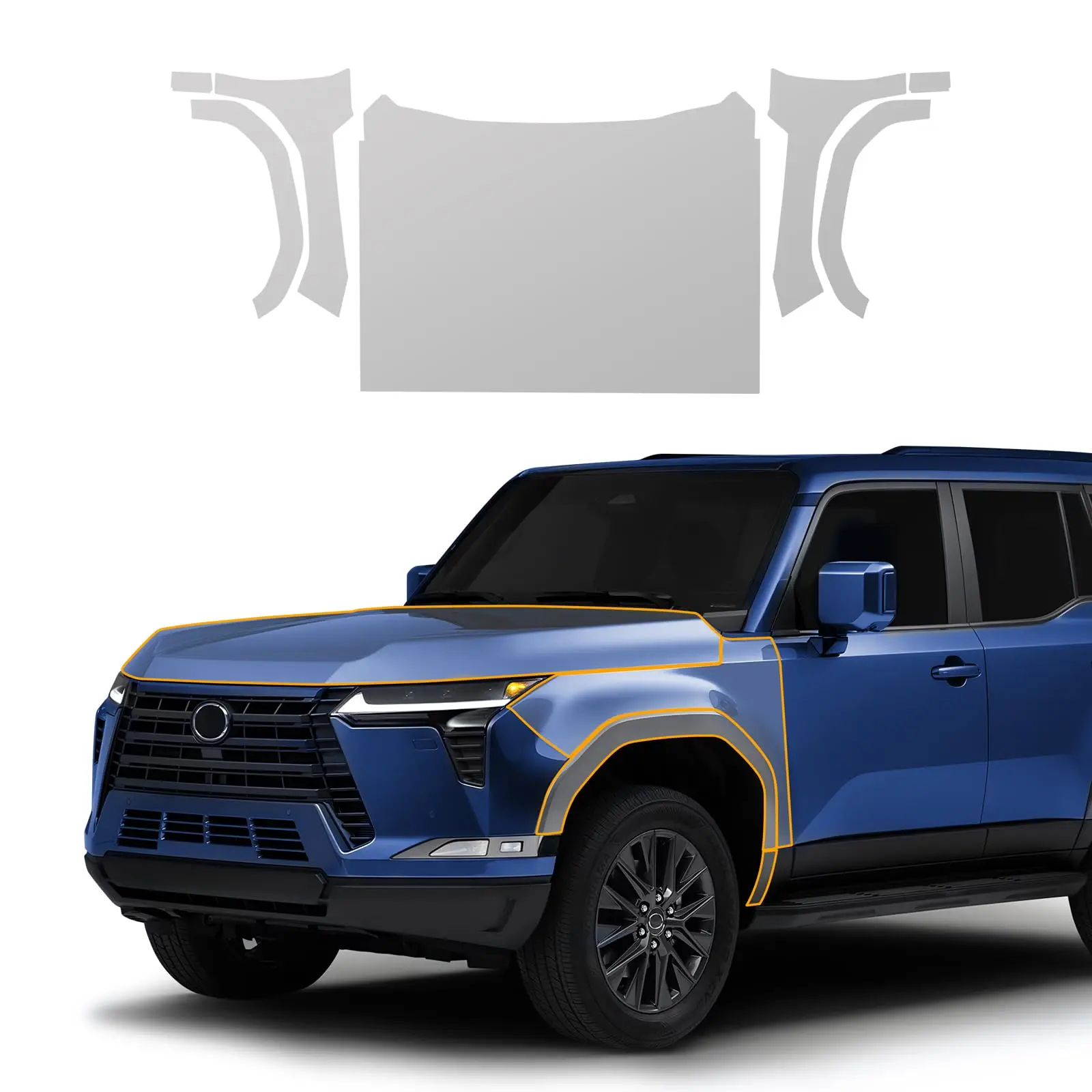 For Lexus GX550 2024-UP TPU Paint Protection Film Self-Healing Clear Bra Pre-cut PPF Kit Front Bumper Anti-Scratch Resistant
For Lexus GX550 2024-UP TPU Paint Protection Film Self-Healing Clear Bra Pre-cut PPF Kit Front Bumper Anti-Scratch Resistant