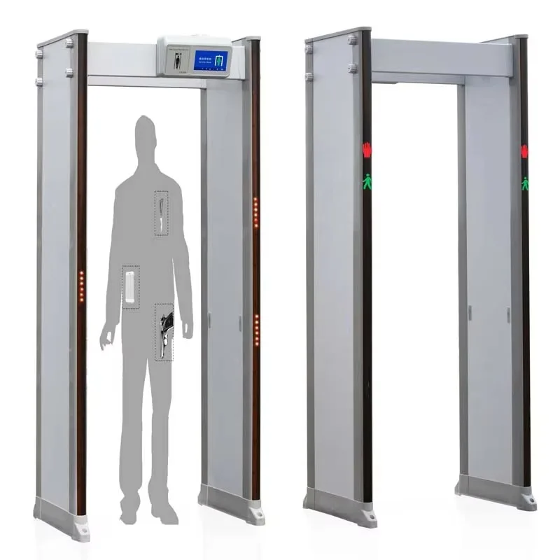 Walk Through Metal Detector Detecting Gate for Weapons Concealed Contraband