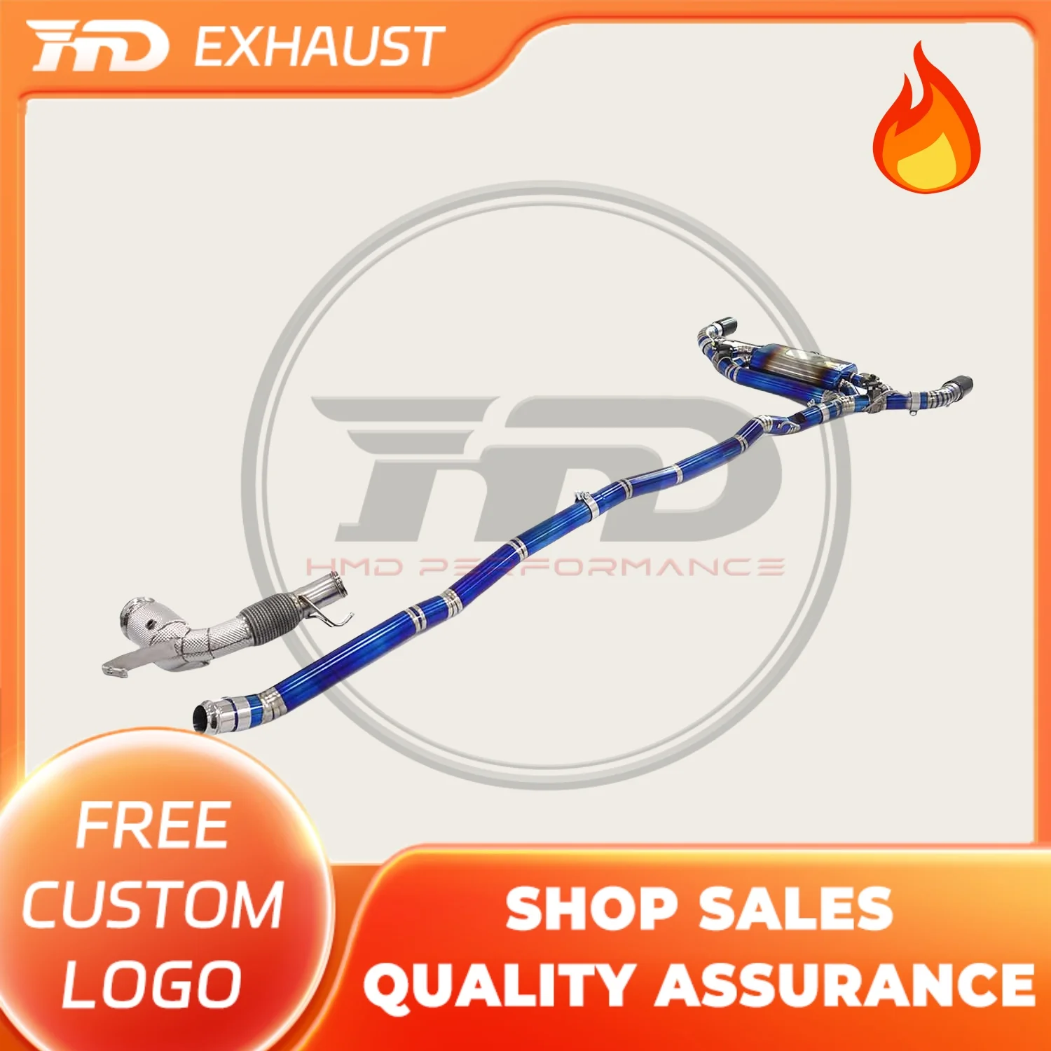 HMD Exclusive customization Titanium Full Performance Catback for BMW F40 M135i b48 Exhaust System Muffler With Valve car
HMD Exclusive customization Titanium Full Performance Catback for BMW F40 M135i b48 Exhaust System Muffler With Valve car