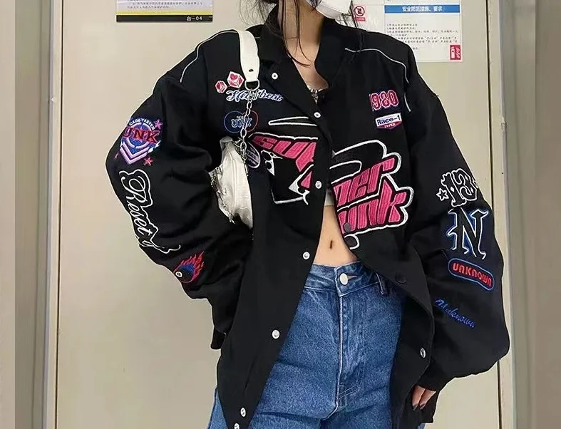Y2K Racing Style Jacket 2022 Hot Men And Women Printed Coat Vintage Casual Colorblock Long Sleeve Varsity Clouths Spring Autumn
Y2K Racing Style Jacket 2022 Hot Men And Women Printed Coat Vintage Casual Colorblock Long Sleeve Varsity Clouths Spring Autumn