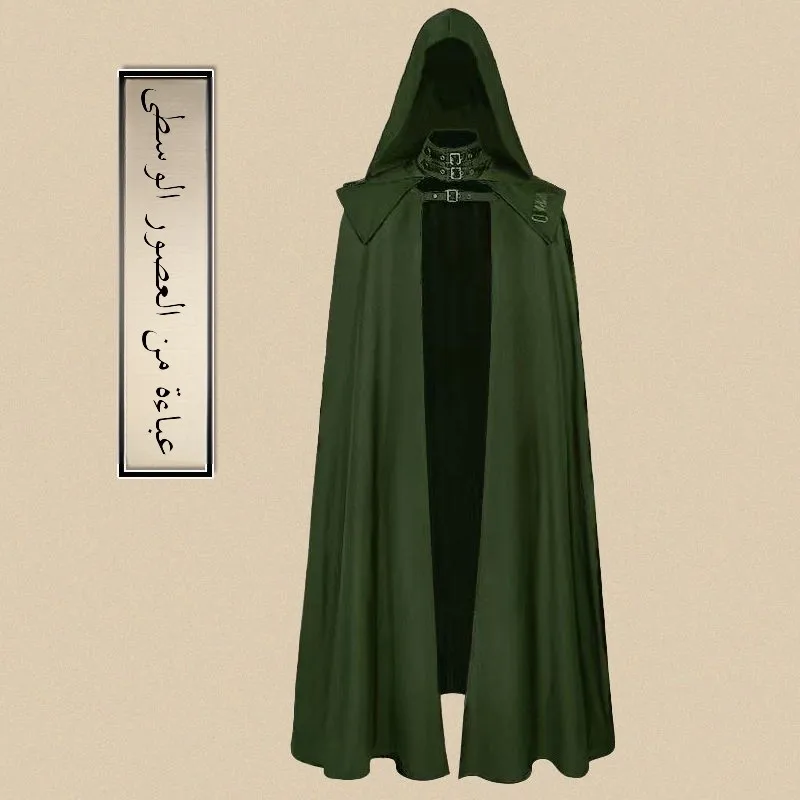 Medieval Style Long Gothic Coat Hooded Knee-Length Performance Costume Halloween Stage Outfit Women's Traditional Chinese Cos...
Medieval Style Long Gothic Coat Hooded Knee-Length Performance Costume Halloween Stage Outfit Women's Traditional Chinese Cos...