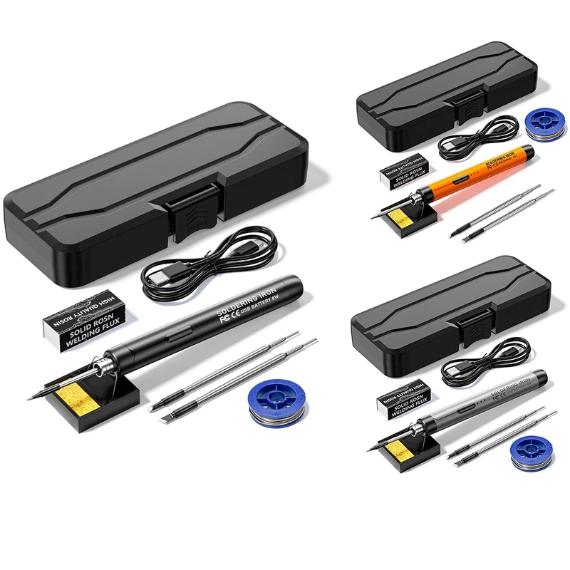 WCS-USB перезаряжаемый портативный паяльник, 3-скоростной электрический сварочный утюг с регулируемой температурой, инструмент
WCS-USB перезаряжаемый портативный паяльник, 3-скоростной электрический сварочный утюг с регулируемой температурой, инструмент