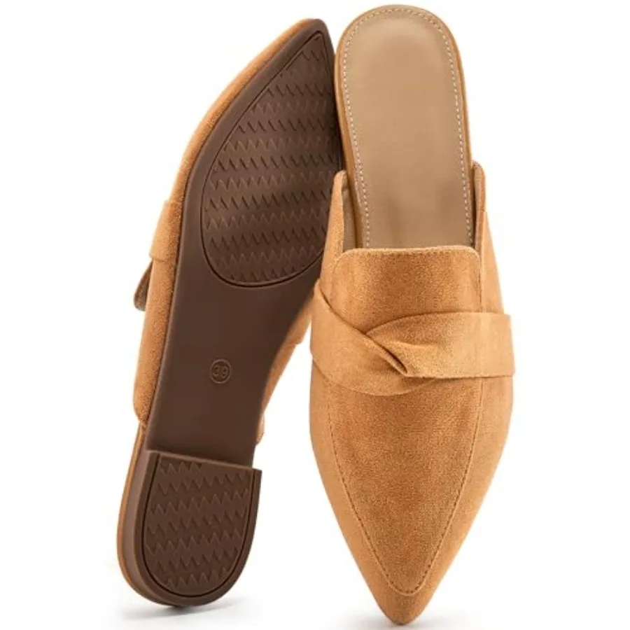 Mules for Women 202: Pointed Toe Slingback Flats Shoes Casual Bowknot Slide Loafers for Office Walking
Mules for Women 202: Pointed Toe Slingback Flats Shoes Casual Bowknot Slide Loafers for Office Walking