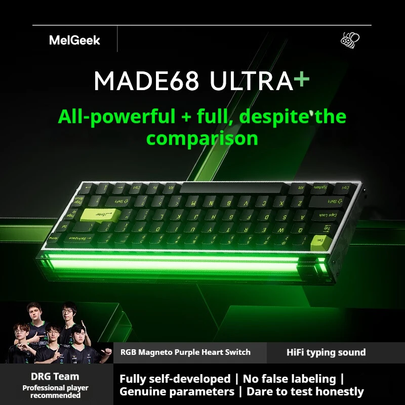 Melgeek Made68ultra + клавиатура с магнитной осью TTC Magneto King, корпус из алюминиевого сплава, бесстрашная контрактная компьютерная клавиатура BoyGift
Melgeek Made68ultra + клавиатура с магнитной осью TTC Magneto King, корпус из алюминиевого сплава, бесстрашная контрактная компьютерная клавиатура BoyGift