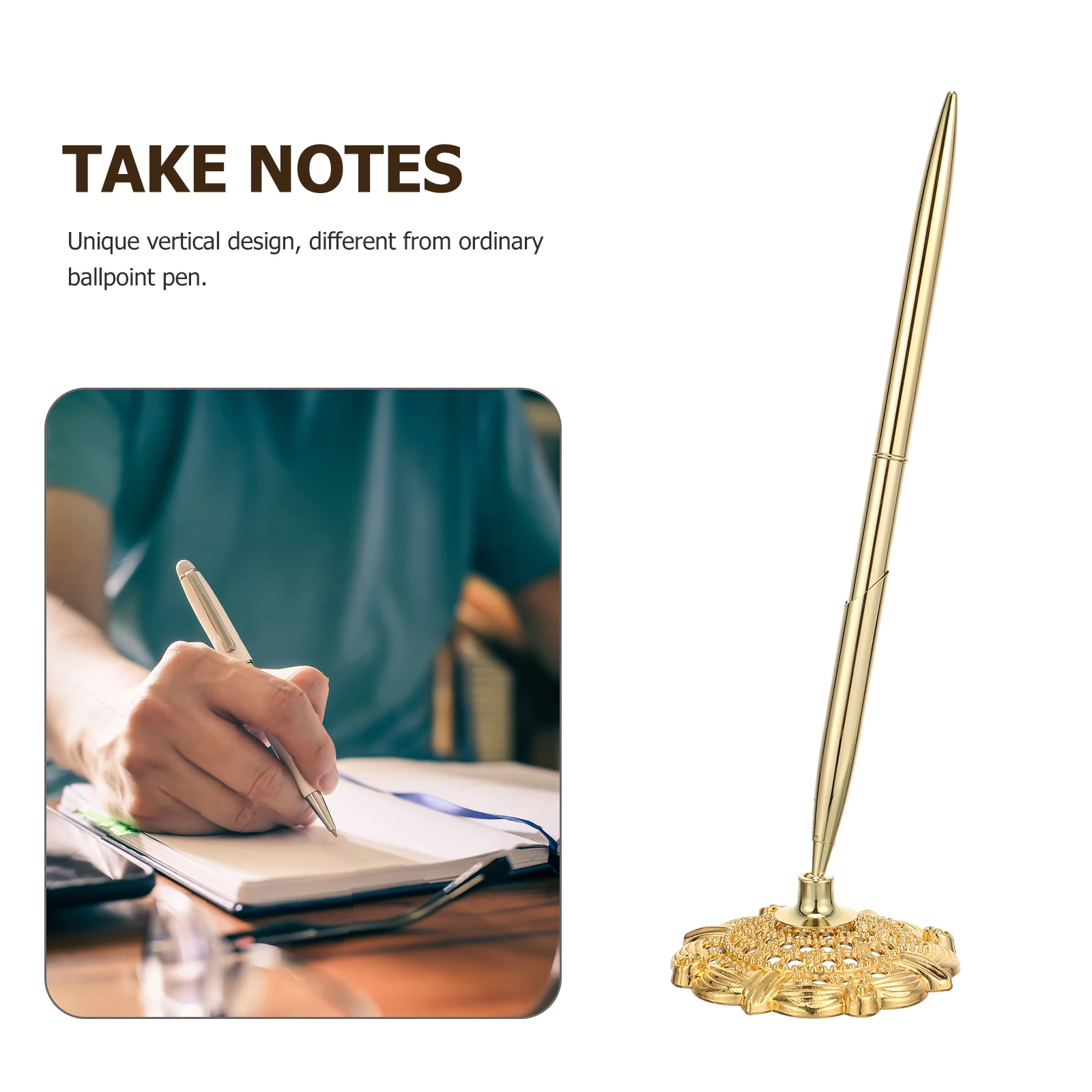 2pcs Metal Desktop Ballpoint Pen Smooth Writing Vertical Stand Design Office Business Signature Pen For Banks Hotels Decorative
2pcs Metal Desktop Ballpoint Pen Smooth Writing Vertical Stand Design Office Business Signature Pen For Banks Hotels Decorative