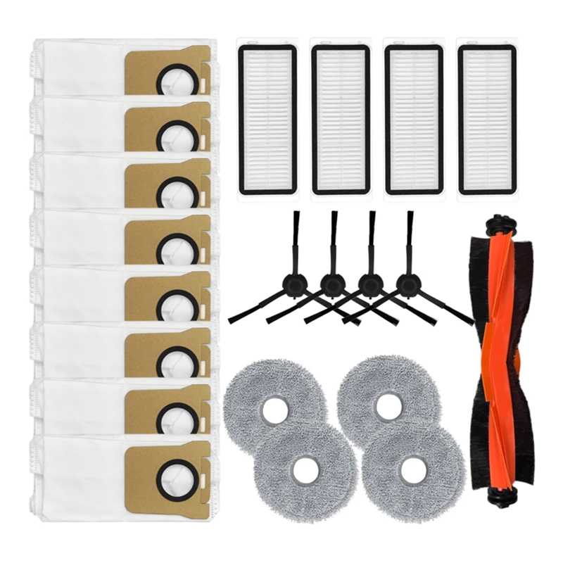 Запчасти для основной боковой щетки, фильтр НЕРА, тряпка для швабры, замена для Dreame X20 Pro/PLUS, аксессуары для робота
Запчасти для основной боковой щетки, фильтр НЕРА, тряпка для швабры, замена для Dreame X20 Pro/PLUS, аксессуары для робота