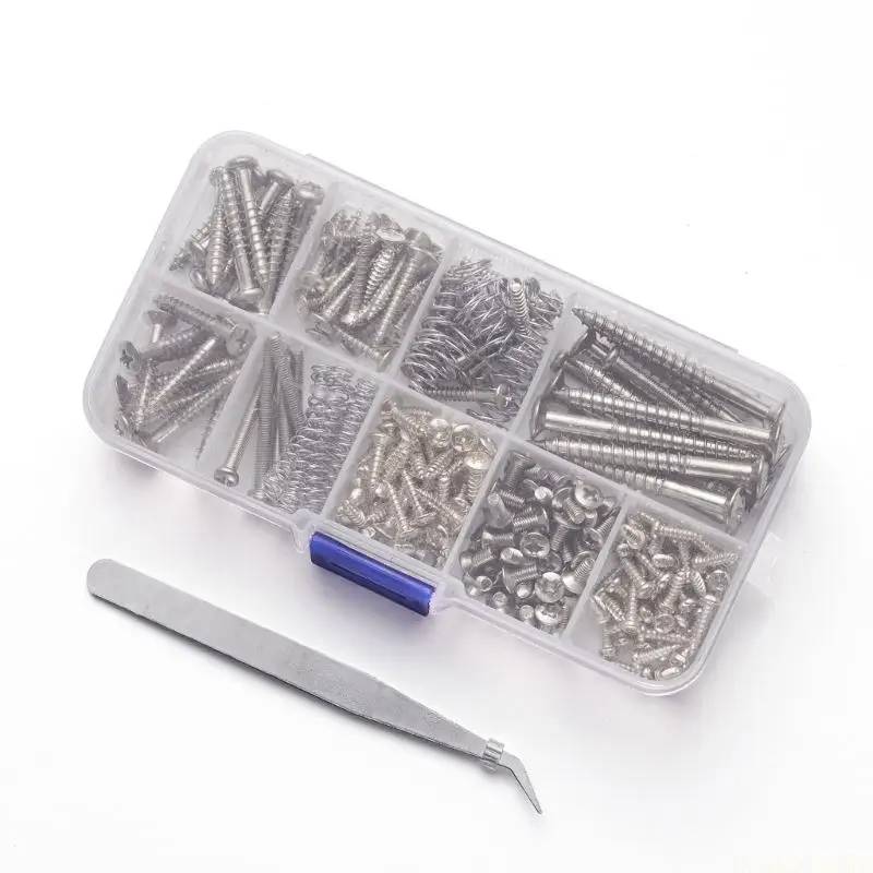 Наборы гитарных винтов M5TC для тюнера электрогитары, переключателя, шейной пластины, с пружинами, 9 типов, всего 173 шт.
Наборы гитарных винтов M5TC для тюнера электрогитары, переключателя, шейной пластины, с пружинами, 9 типов, всего 173 шт.