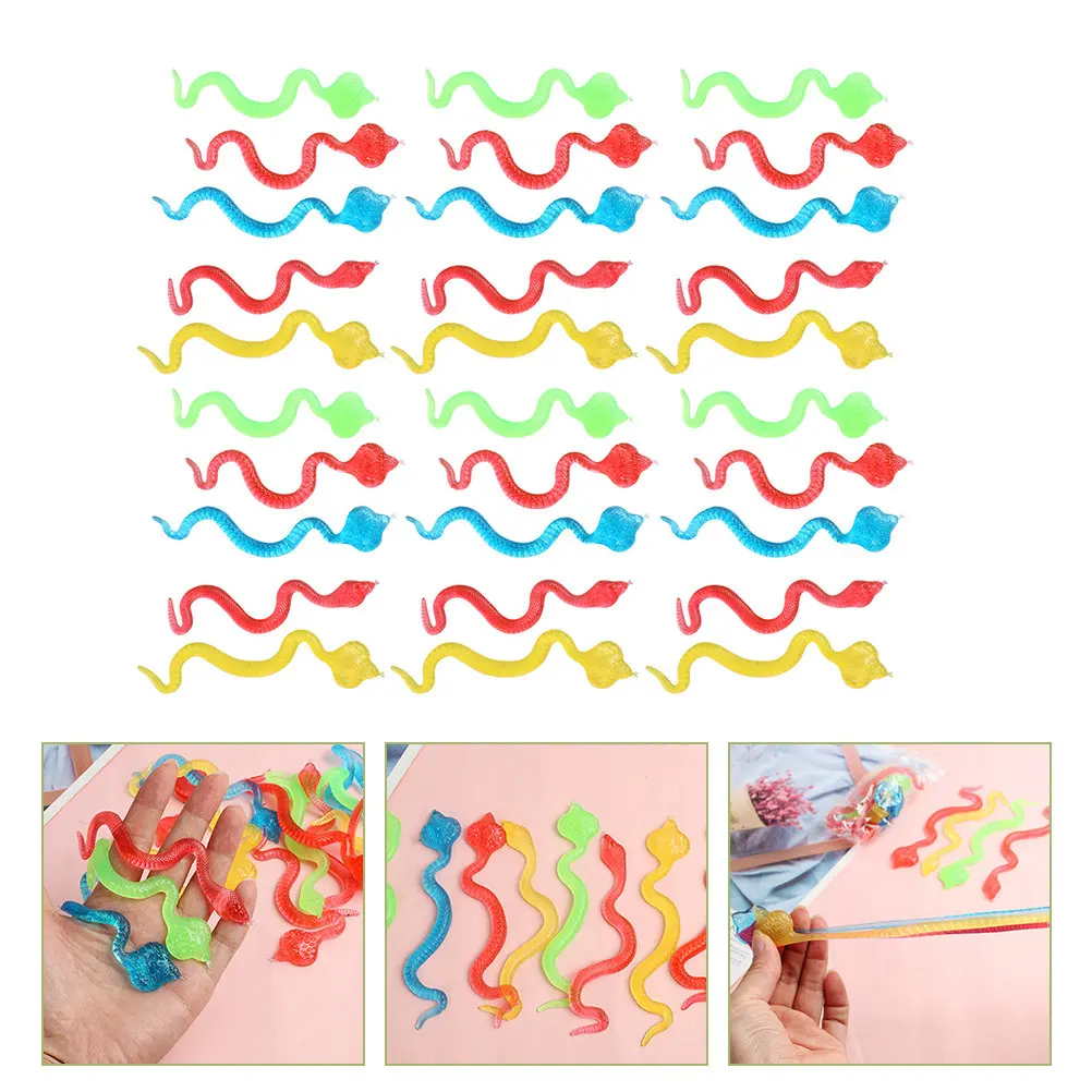 30 Pcs Realistic Snake Prank Halloween Toy April Fools' Day Scary Tpr Simulated
30 Pcs Realistic Snake Prank Halloween Toy April Fools' Day Scary Tpr Simulated