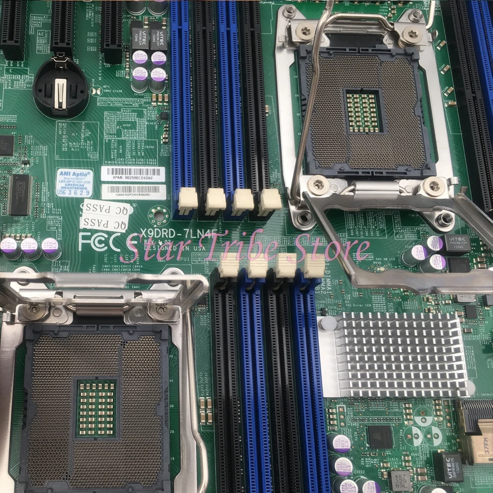 X79 Двухсторонняя материнская плата LGA2011 E5-2600 V1 V2 X9DRD-7LN4F
X79 Двухсторонняя материнская плата LGA2011 E5-2600 V1 V2 X9DRD-7LN4F