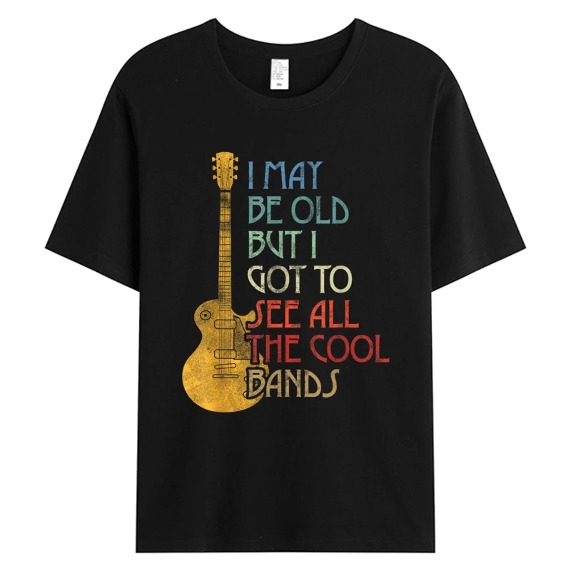 I May Be Old But I Got To See All The Cool Bands Retro Men T-shirt Cotton Graphic 2025 Festival Tshirt Male Clothes Slim Fit
I May Be Old But I Got To See All The Cool Bands Retro Men T-shirt Cotton Graphic 2025 Festival Tshirt Male Clothes Slim Fit