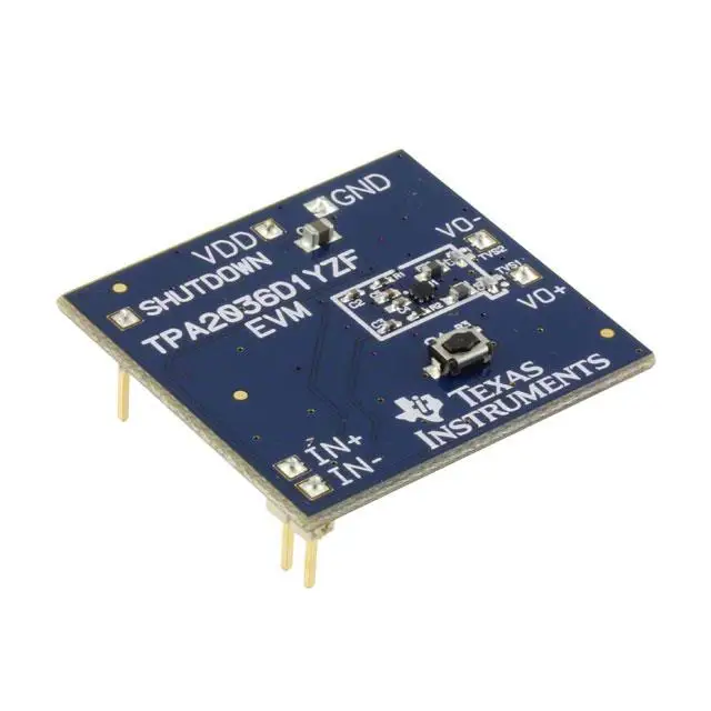New TPA2036D1YZFEVM EVAL MODULE FOR TPA2036D1YZF
New TPA2036D1YZFEVM EVAL MODULE FOR TPA2036D1YZF