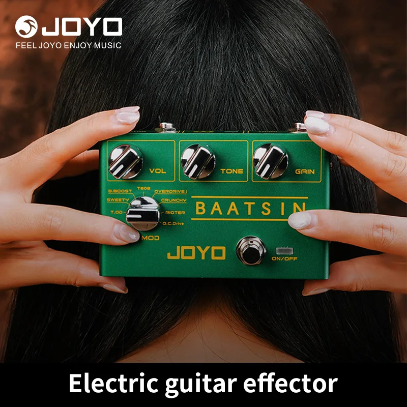 JOYO-R-11 BAATSIN Classic Педаль Overdrive, 8-различная педаль эффектов искажения OD/DS для эффектов электрогитары, детали гитары
JOYO-R-11 BAATSIN Classic Педаль Overdrive, 8-различная педаль эффектов искажения OD/DS для эффектов электрогитары, детали гитары