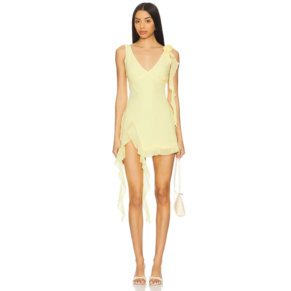 Yellow V Neck Cocktail Dress Mini Short A Line Holiday Party Gown Sleeveless Prom Dress Knee Length Short Homecoming Dress
Yellow V Neck Cocktail Dress Mini Short A Line Holiday Party Gown Sleeveless Prom Dress Knee Length Short Homecoming Dress