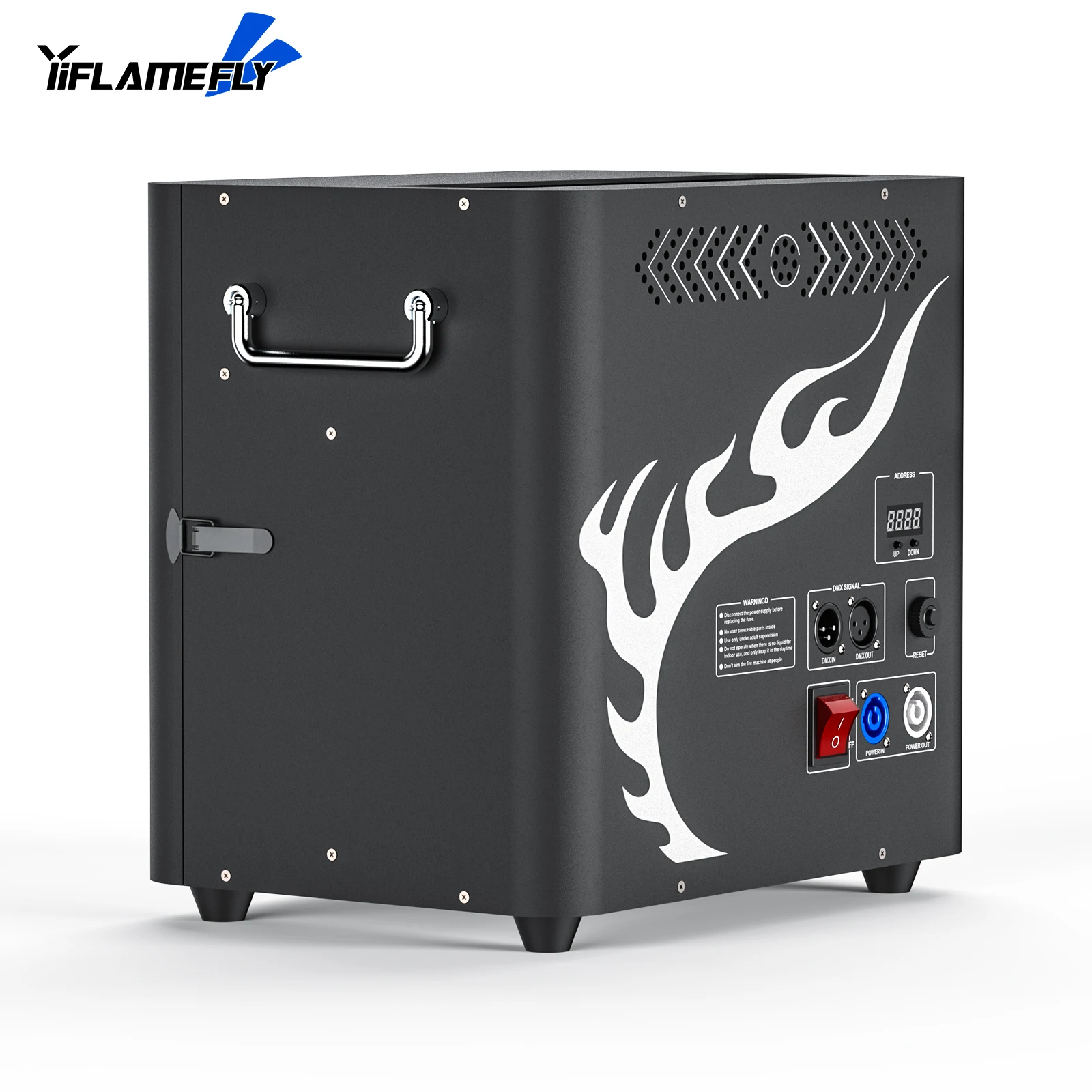 Yiflamefly 300W Stage Spitfire Three-headed Spitfire Three-headed Real Flame Machine DMX Control For Concert Performance Party
Yiflamefly 300W Stage Spitfire Three-headed Spitfire Three-headed Real Flame Machine DMX Control For Concert Performance Party
