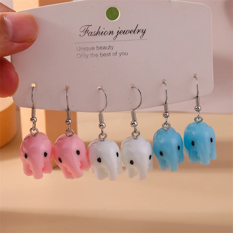 Cute Resin Animal Elephant Drop Earrings for Women Girls Party Holiday Jewelry Gifts
Cute Resin Animal Elephant Drop Earrings for Women Girls Party Holiday Jewelry Gifts
