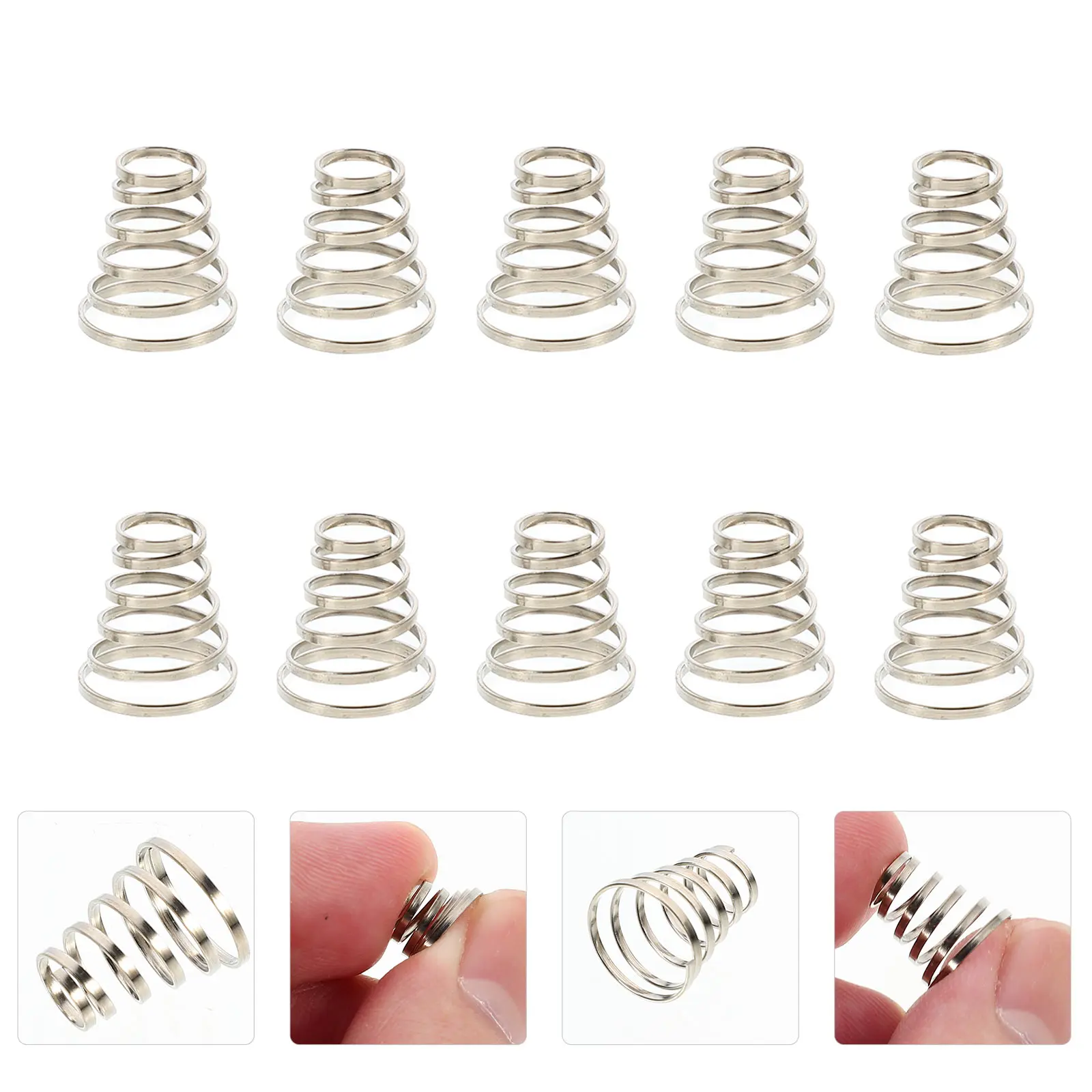 10pcs Quick Release Lever Spring Stainless Steel Bike Wheel Hubs Skewer Replacement Parts Accessories Bike Springs Durability
10pcs Quick Release Lever Spring Stainless Steel Bike Wheel Hubs Skewer Replacement Parts Accessories Bike Springs Durability