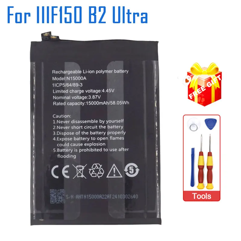 New Original IIIF150 B2 Ultra Battery Inner Built Cell Phone Battery Accessories For IIIF150 B2 Ultra Smart Phone
New Original IIIF150 B2 Ultra Battery Inner Built Cell Phone Battery Accessories For IIIF150 B2 Ultra Smart Phone