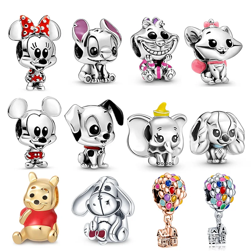 Очаровательные бусины Disney из серебра 925 пробы с Микки и Минни, подходят для оригинального браслета и ожерелья, женские роскошные ювелирные изделия «сделай сам», вечерние праздничные подарки
Очаровательные бусины Disney из серебра 925 пробы с Микки и Минни, подходят для оригинального браслета и ожерелья, женские роскошные ювелирные изделия «сделай сам», вечерние праздничные подарки