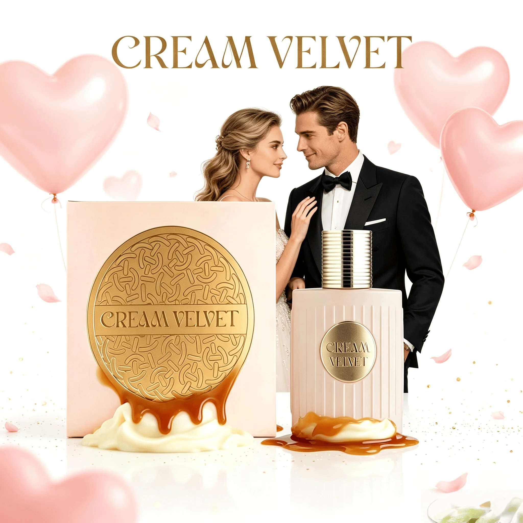 Khadlaj Cream Velvet Perfume 3.4 OZ EDP Spray - Gourmand Fragrance Creamy Butter Caramel Fresh Heavy Cream Perfume Caffe Latte
Khadlaj Cream Velvet Perfume 3.4 OZ EDP Spray - Gourmand Fragrance Creamy Butter Caramel Fresh Heavy Cream Perfume Caffe Latte