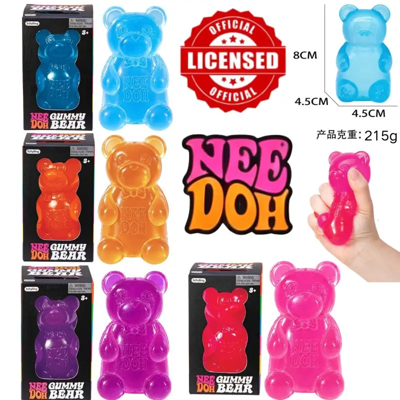 8cm NeeDoh Cute Gummy Bear Sensory Squeeze Toy with Jelly-like Filling Slow Rebound Stress Relief Toy To Alleviate Anxiety**
8cm NeeDoh Cute Gummy Bear Sensory Squeeze Toy with Jelly-like Filling Slow Rebound Stress Relief Toy To Alleviate Anxiety**