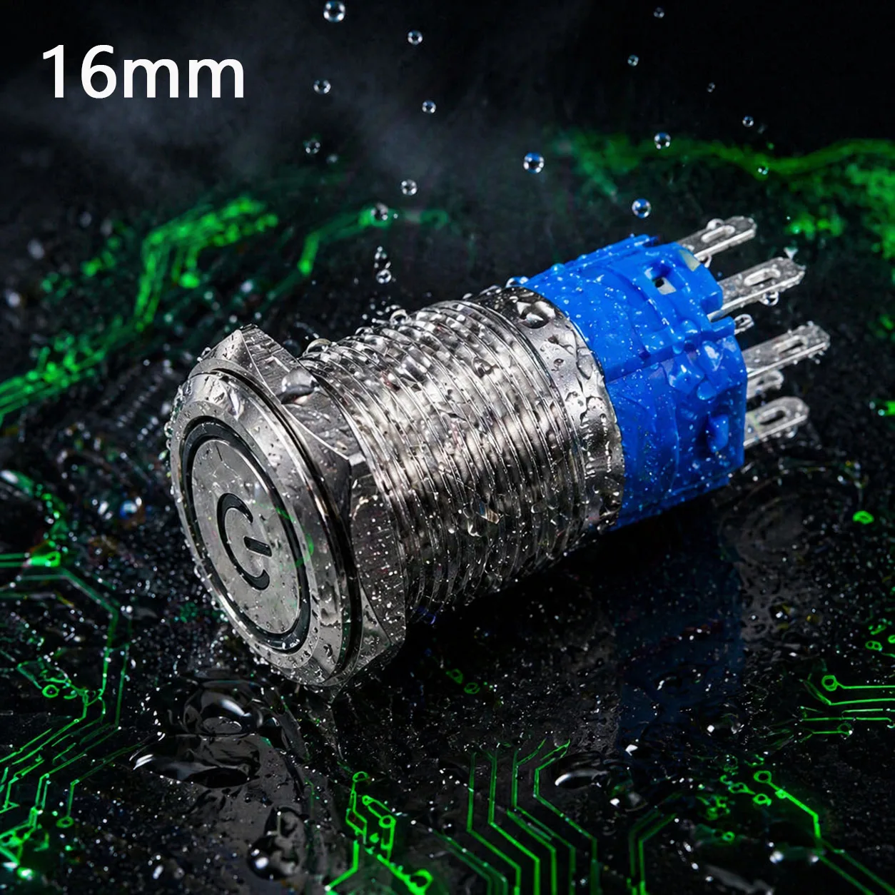 Illuminated LED Push Button Switch 16mm Waterproof Momentary Latching 3V 5V 12V 24V 110V 220V Flat Head Metal 1NO 1NC Red Blue
Illuminated LED Push Button Switch 16mm Waterproof Momentary Latching 3V 5V 12V 24V 110V 220V Flat Head Metal 1NO 1NC Red Blue