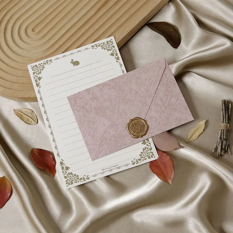 16pcs Vintage Kraft Envelope Paper Stationery Set with Wax Seal Premium Letter Writing Paper for Wedding Birthday Graduation
16pcs Vintage Kraft Envelope Paper Stationery Set with Wax Seal Premium Letter Writing Paper for Wedding Birthday Graduation
