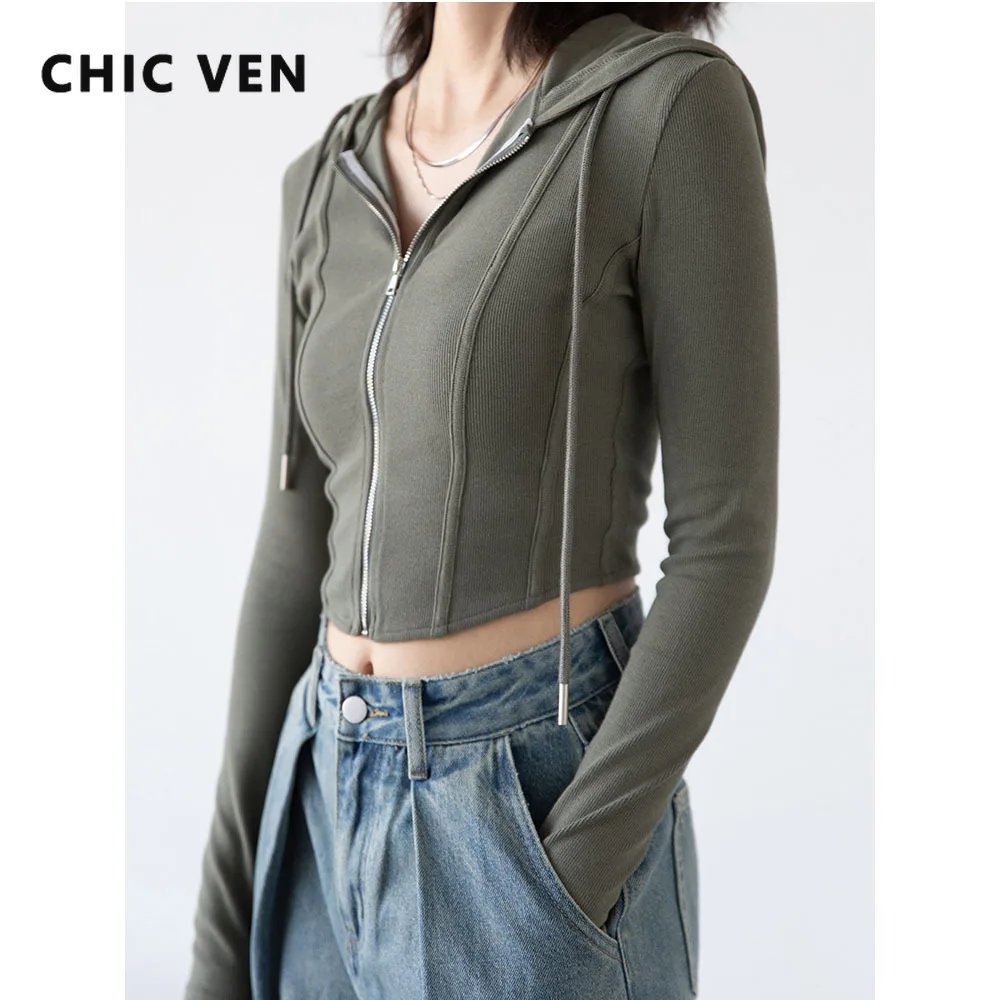 CHIC VEN Women Sweatshirts Slim Long Sleeve Solid Hoodies Casual Woman Jacket Short Female Outerwear Coats Spring Autumn 2023
CHIC VEN Women Sweatshirts Slim Long Sleeve Solid Hoodies Casual Woman Jacket Short Female Outerwear Coats Spring Autumn 2023