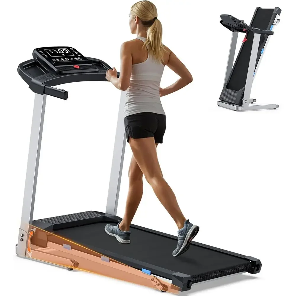 High-Capacity Treadmill with Incline, 350 lbs, 3.0HP, Quiet, Bluetooth, Pulse Sensor, App & Voice Control, 7.6 MPH
High-Capacity Treadmill with Incline, 350 lbs, 3.0HP, Quiet, Bluetooth, Pulse Sensor, App & Voice Control, 7.6 MPH