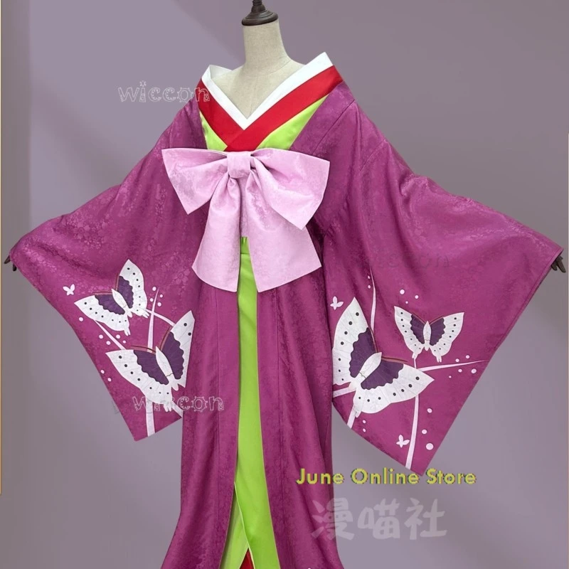 Halloween Costumes Blue Cat BlackBu Ttler Courtesan Cosplay Costume Purple Long Train Butterfly Anime Character Adults
Halloween Costumes Blue Cat BlackBu Ttler Courtesan Cosplay Costume Purple Long Train Butterfly Anime Character Adults