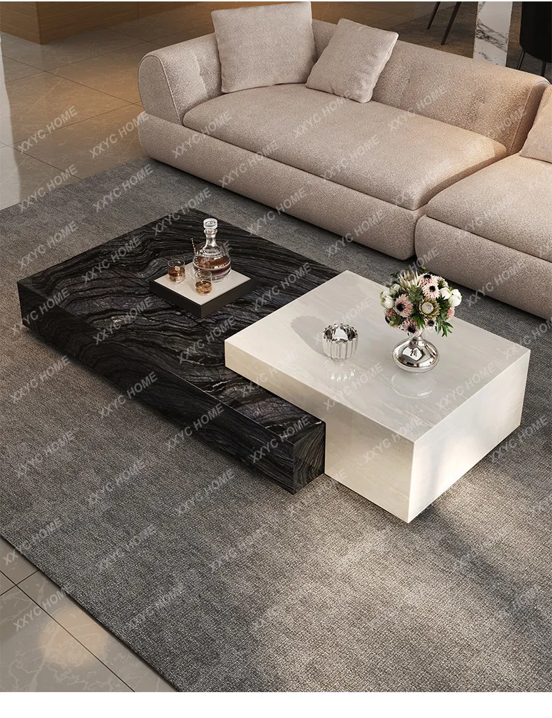 Living room coffee table marble rectangular retractable high-end Kali ice jade natural luxury stone coffee table
Living room coffee table marble rectangular retractable high-end Kali ice jade natural luxury stone coffee table