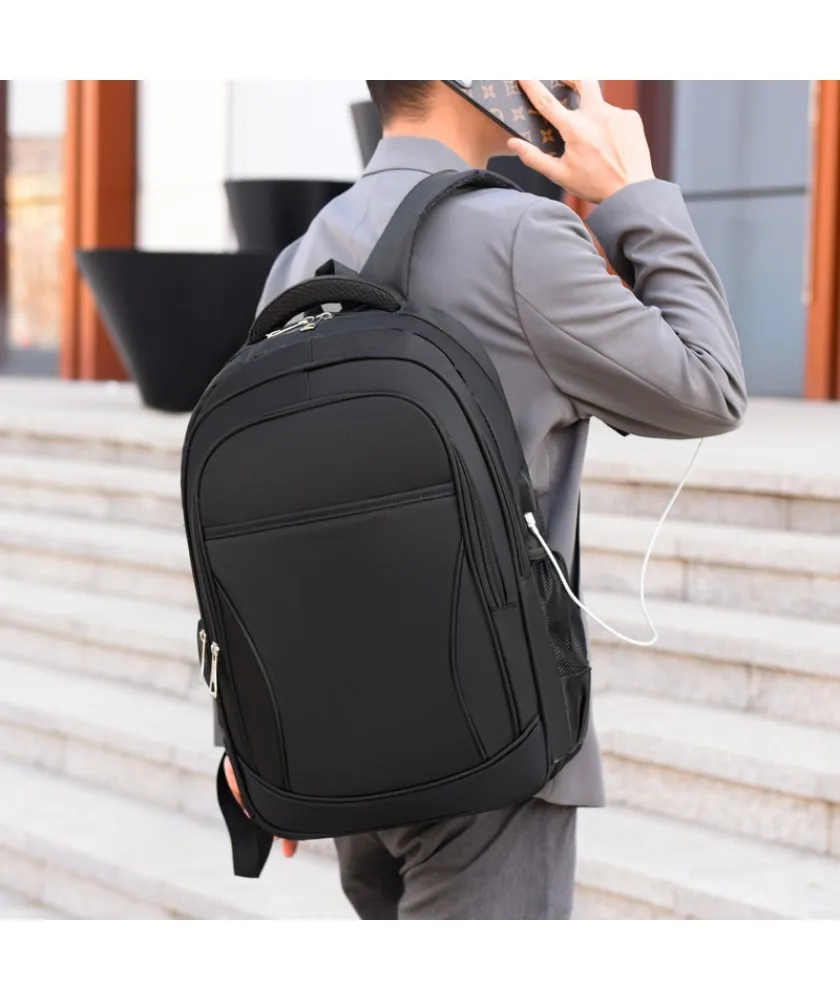 Navy Blue School Backpack With Side USB Interface Water Resistant Material Spacious Interior For Students Daily Use
Navy Blue School Backpack With Side USB Interface Water Resistant Material Spacious Interior For Students Daily Use