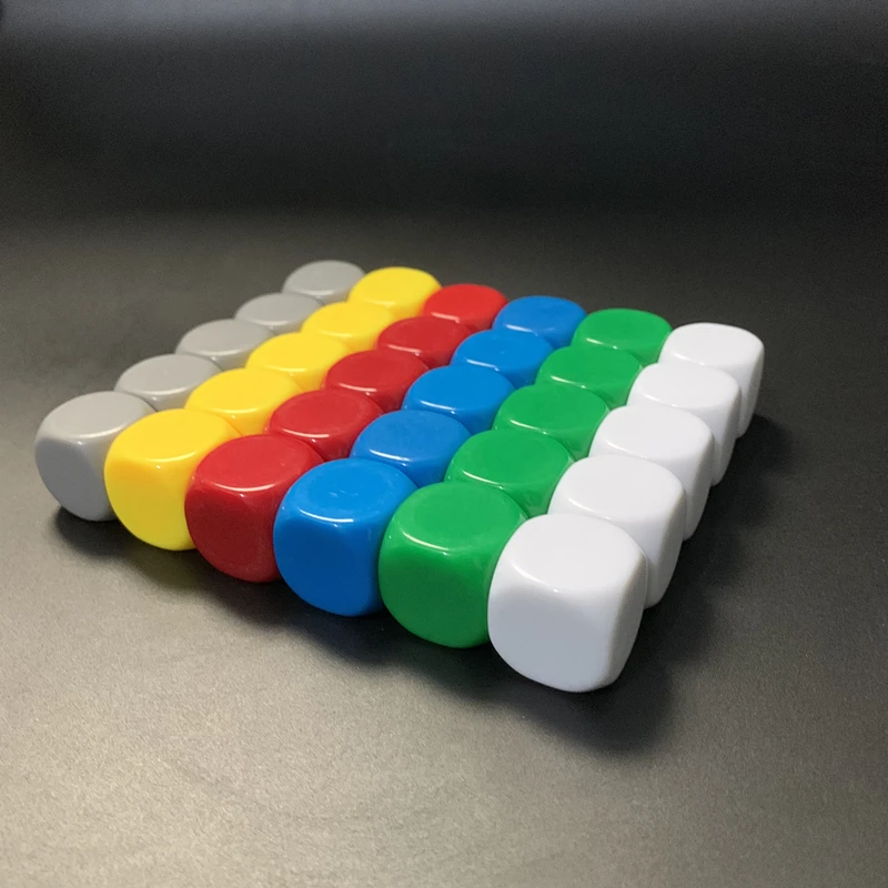 Большой набор 100 пустых 6-цветных акриловых кубиков размером 22 мм/0,87 дюйма — идеально подходит для игр, вечеринок и поделок.
Большой набор 100 пустых 6-цветных акриловых кубиков размером 22 мм/0,87 дюйма — идеально подходит для игр, вечеринок и поделок.