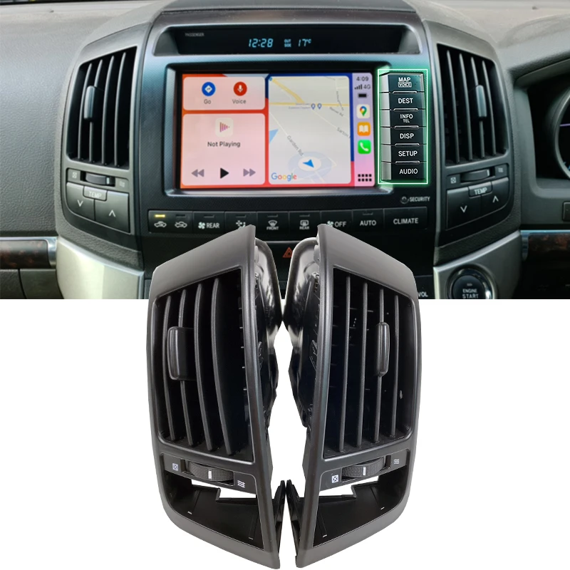 Car Interior Dashboard A/C Center Air Vent Frame Penal for Land Cruiser 200 Accessories FJ200 LC200 2008-2015
Car Interior Dashboard A/C Center Air Vent Frame Penal for Land Cruiser 200 Accessories FJ200 LC200 2008-2015
