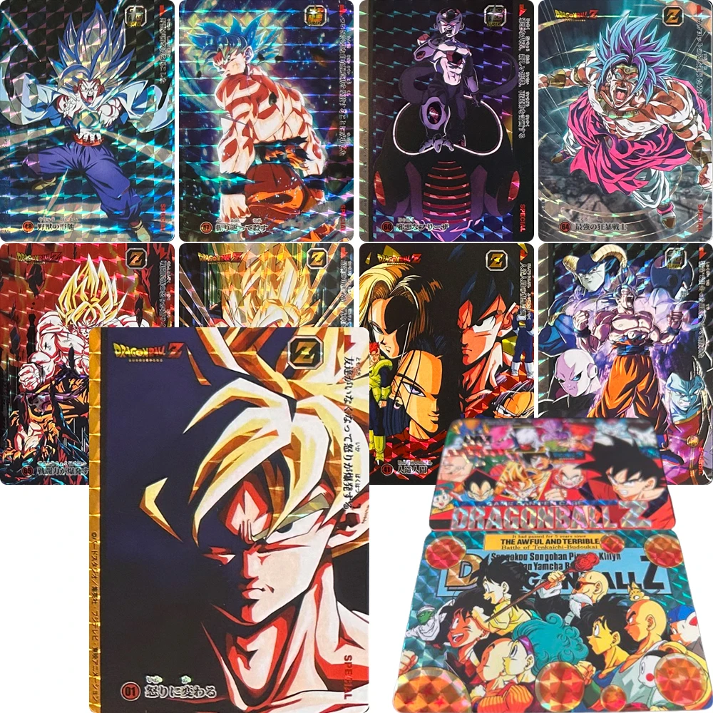 Anime characters Dragon Ball Super Son Goku Son Goten DIY Homemade Xtreme texture toys Collection card Christmas birthday gift
Anime characters Dragon Ball Super Son Goku Son Goten DIY Homemade Xtreme texture toys Collection card Christmas birthday gift