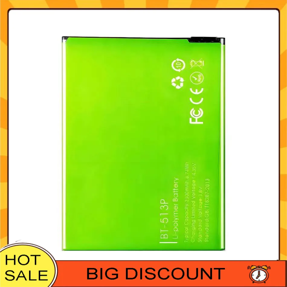 Mobile Phone Battery BT-513P 2300Mah For Leagoo M5 Environmentally Friendly
Mobile Phone Battery BT-513P 2300Mah For Leagoo M5 Environmentally Friendly