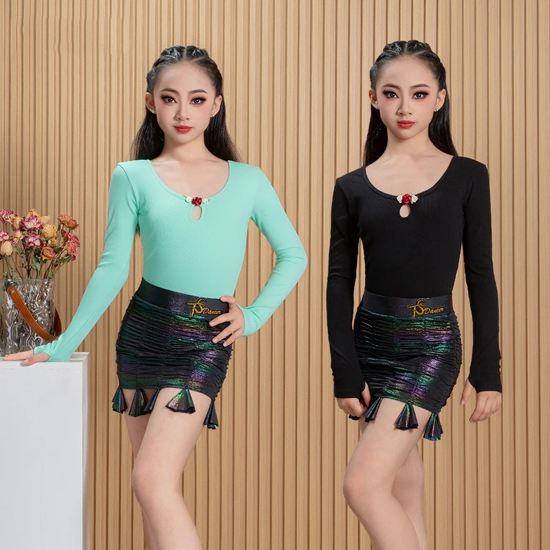 Girls Latin Dance Performance Costume Long Sleeves Latin Dance Clothing Children Tango Ballroom Dance Clothes SL13920
Girls Latin Dance Performance Costume Long Sleeves Latin Dance Clothing Children Tango Ballroom Dance Clothes SL13920
